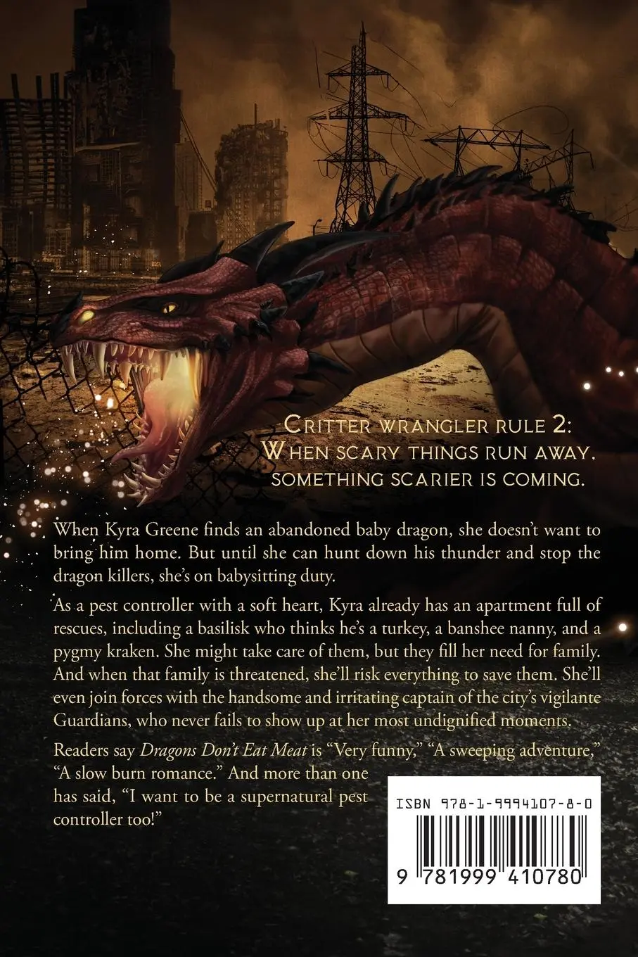 Rückseite: 9781999410780 | Dragons Don't Eat Meat | Kim McDougall | Taschenbuch | Englisch | 2020