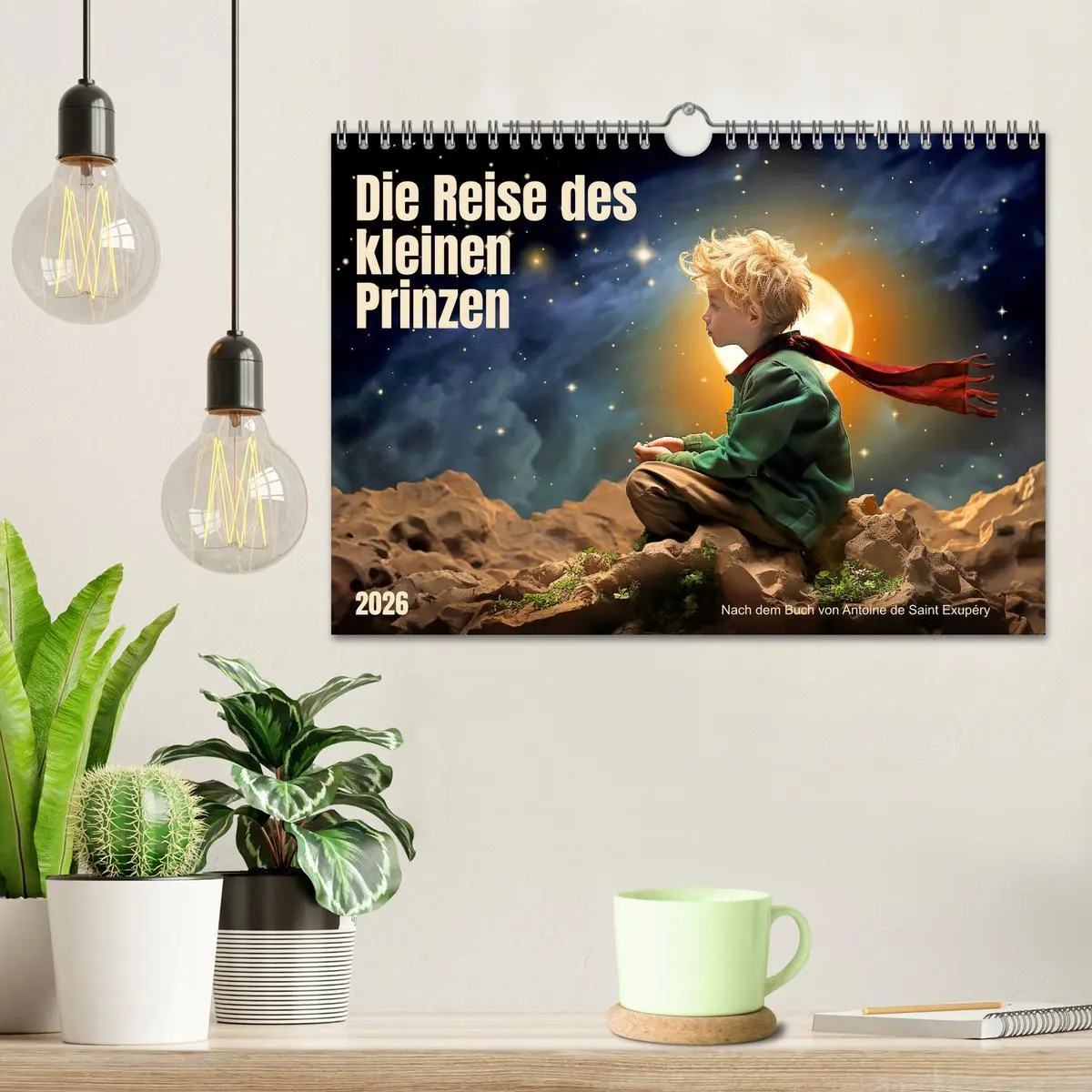 Bild: 9783457370780 | Die Reise des kleinen Prinzen (Wandkalender 2026 DIN A4 quer),...