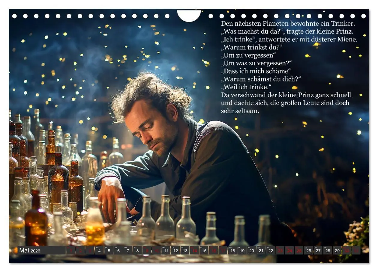 Bild: 9783457370780 | Die Reise des kleinen Prinzen (Wandkalender 2026 DIN A4 quer),...