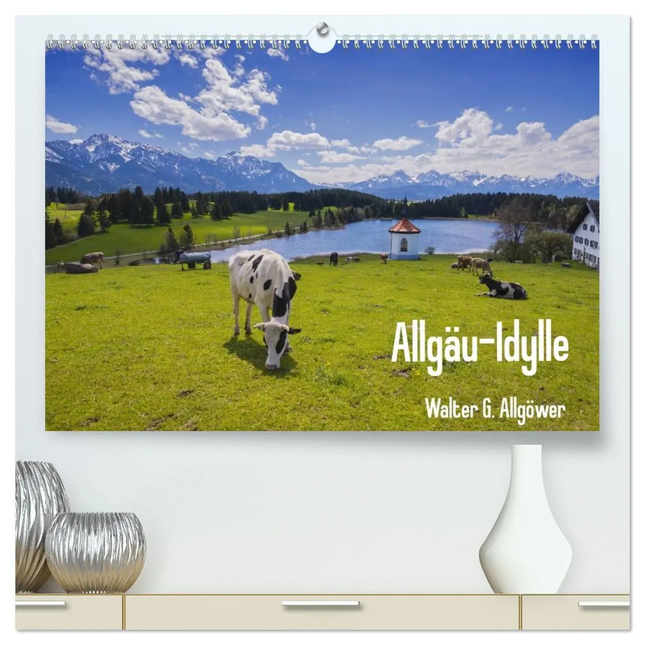 Cover: 9783457750780 | Allgäu-Idylle (hochwertiger Premium Wandkalender 2026 DIN A2 quer),...