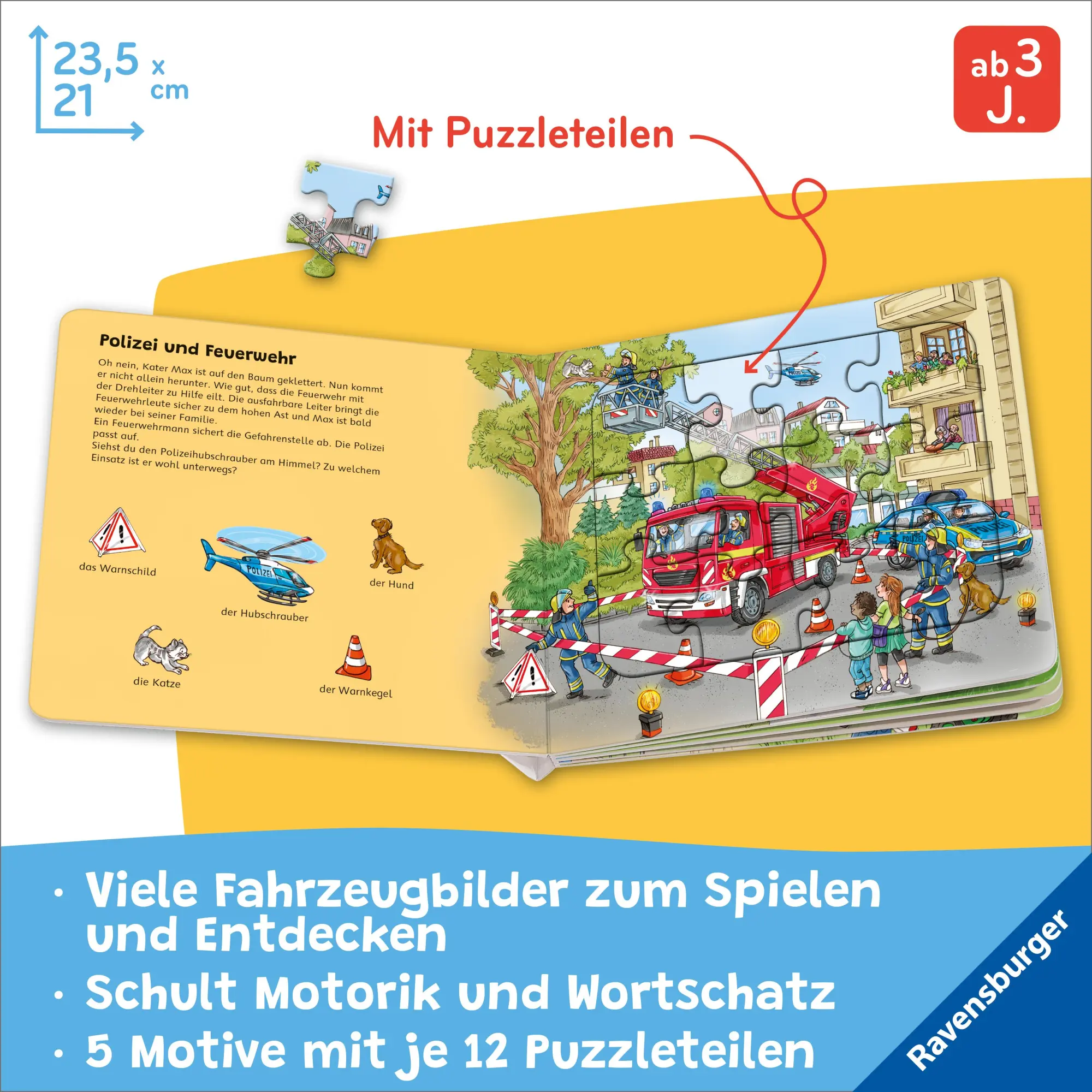 Bild: 9783473420780 | Ravensburger ® Puzzle-Buch - Fahrzeuge | Steffi Korda | Buch | 12 S.