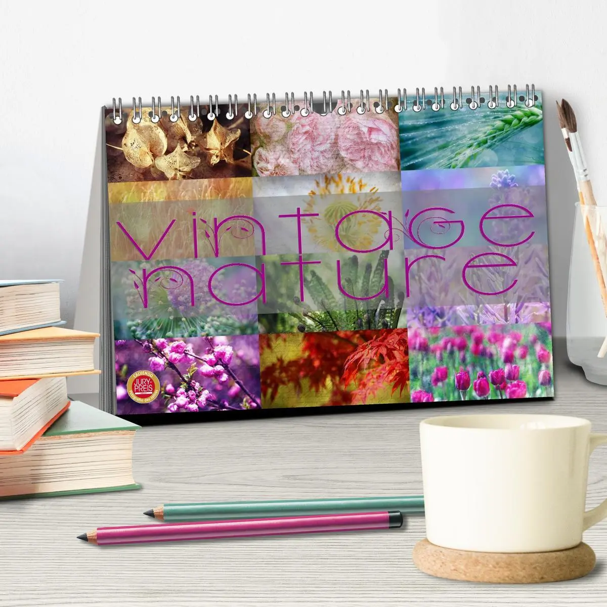 Bild: 9783516150780 | Vintage Nature - Romantische Naturaufnahmen (Tischkalender 2026 DIN...