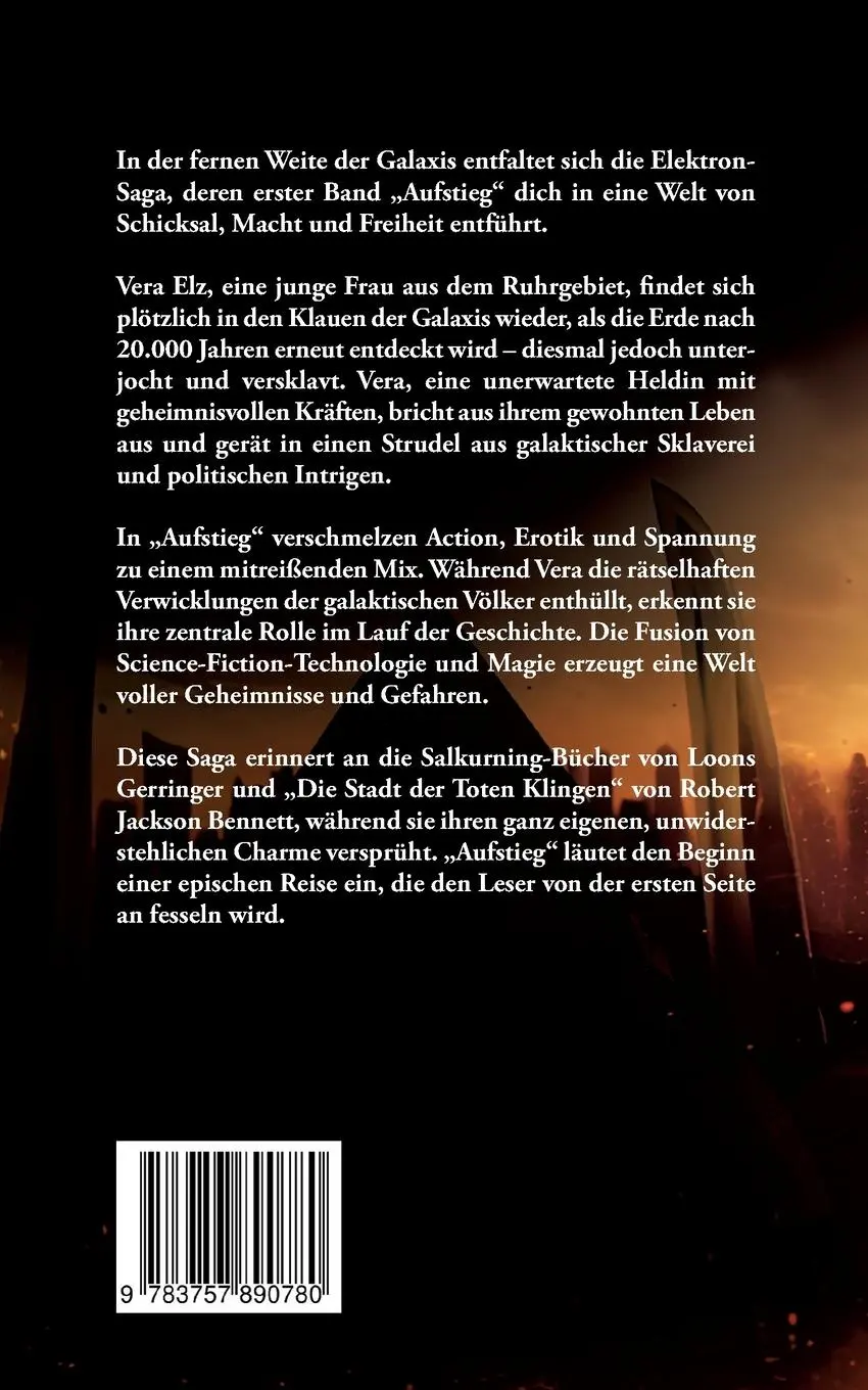 Rückseite: 9783757890780 | Aufstieg | Elektron-Saga Band 1 | Jott Fuchs | Taschenbuch | Paperback
