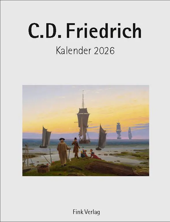 Cover: 9783771720780 | Caspar David Friedrich 2026 | Kunst-Einsteckkalender | Friedrich