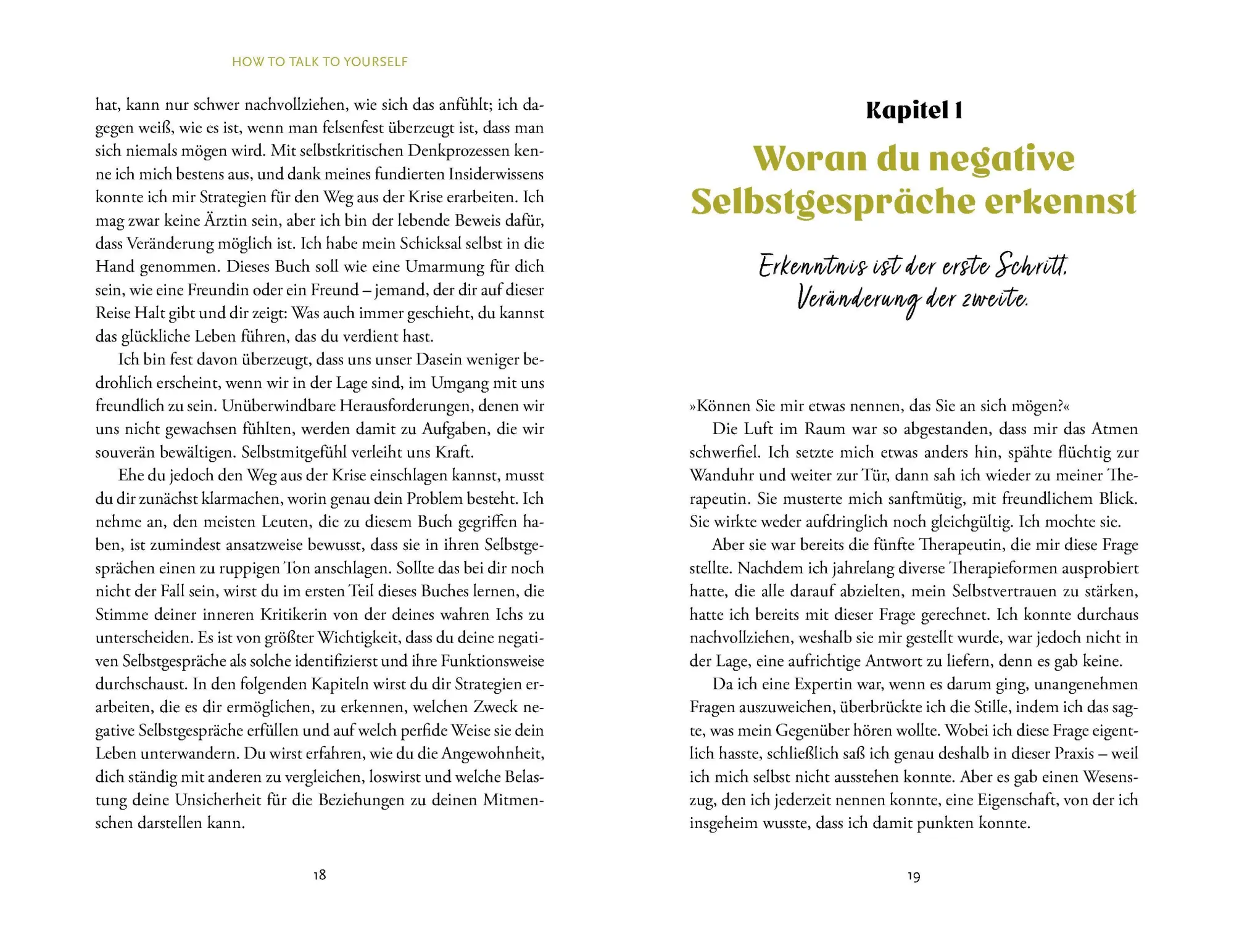 Bild: 9783989620780 | How to Talk to Yourself | Von Selbstzweifeln zu Selbstvertrauen | Buch
