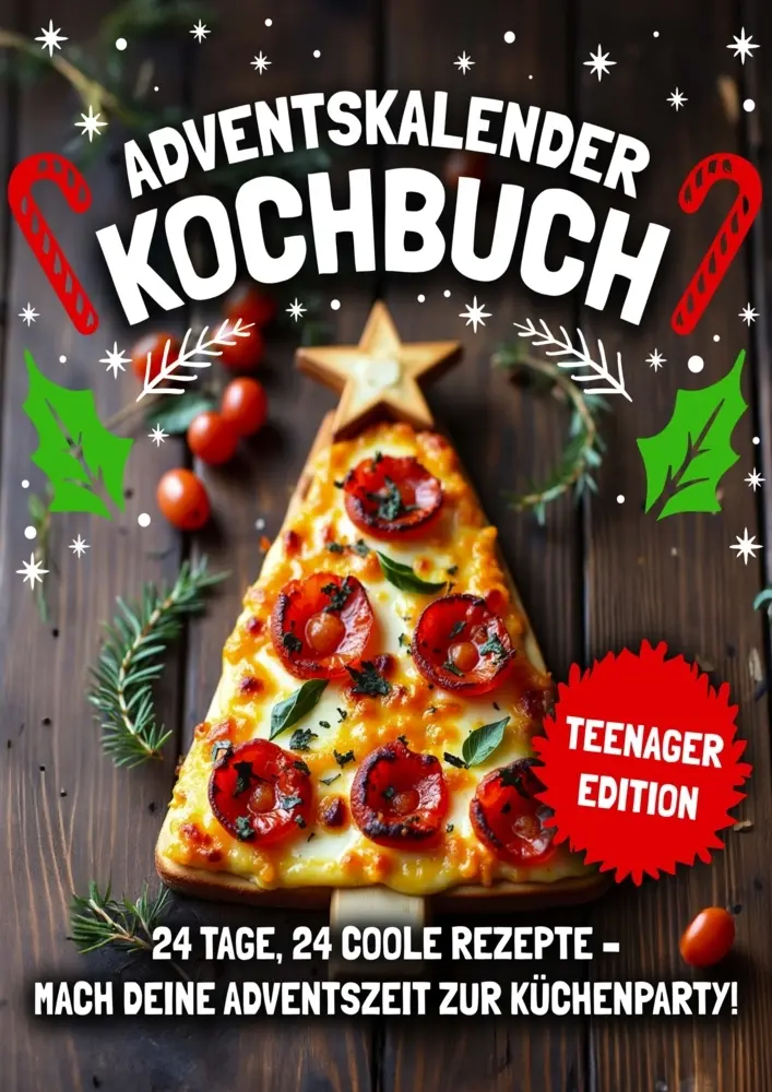 Cover: 9789403830780 | ADVENTSKALENDER KOCHBUCH - TEENAGER EDITION! 24 Tage, 24 coole Rezepte