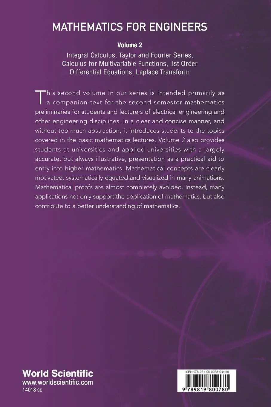 Rückseite: 9789819800780 | MATHEMATICS FOR ENGINEERS (V2) | Westermann Thomas | Taschenbuch