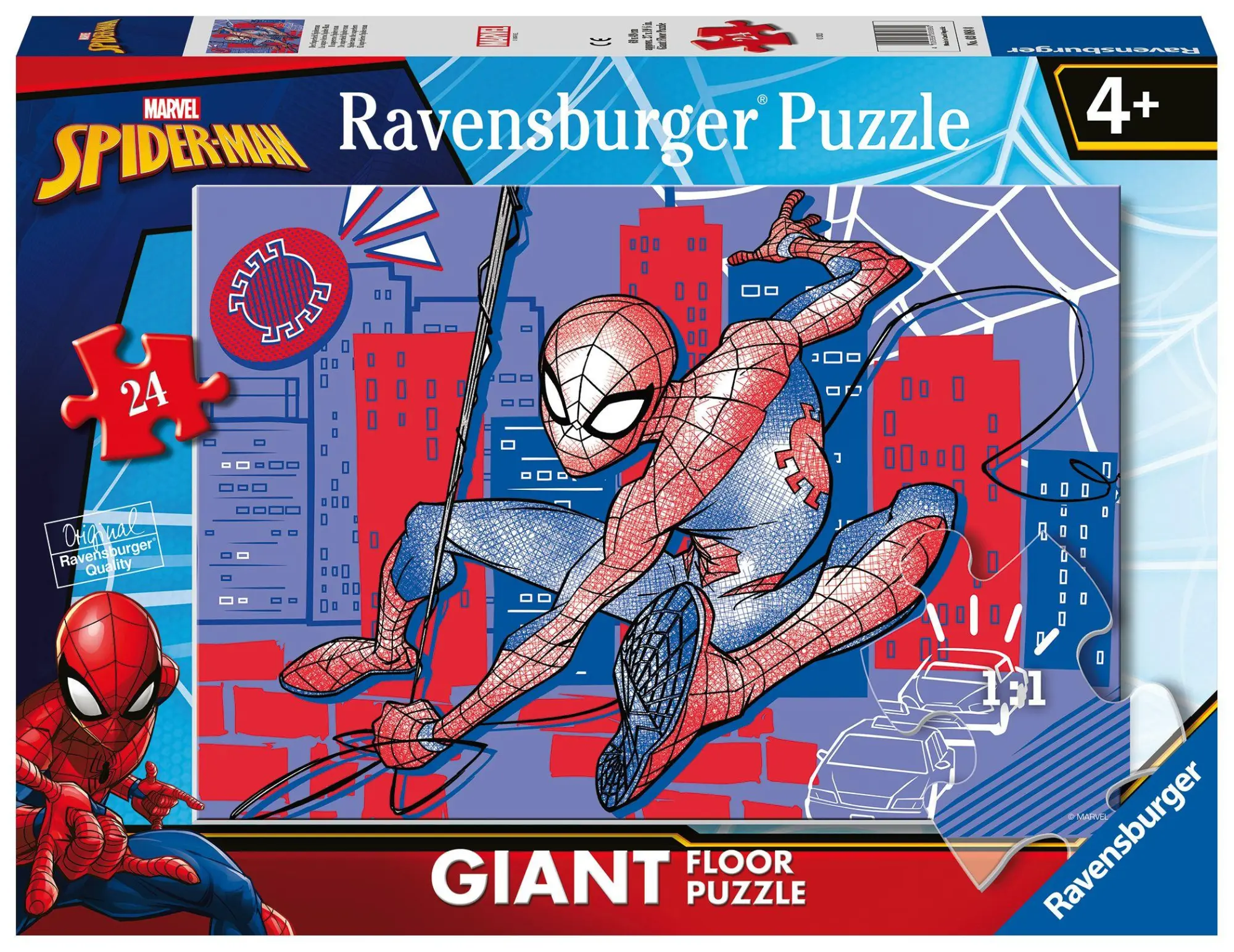 Cover: 4005556030880 | Ravensburger Kinderpuzzle 03088 - Der Superheld Spiderman -...