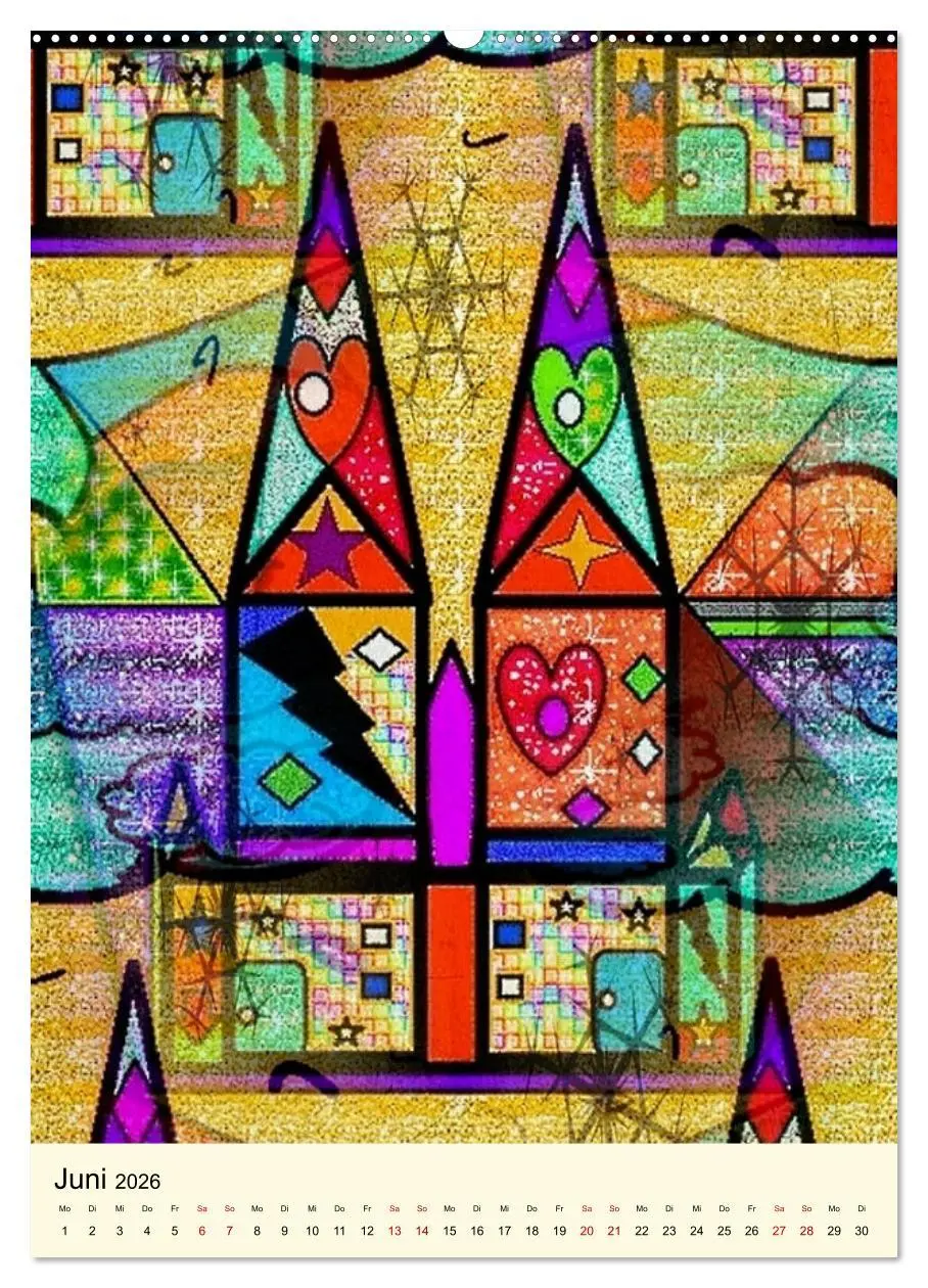 Bild: 9783516380880 | Glanz und Glitzer (Wandkalender 2026 DIN A2 hoch), CALVENDO...