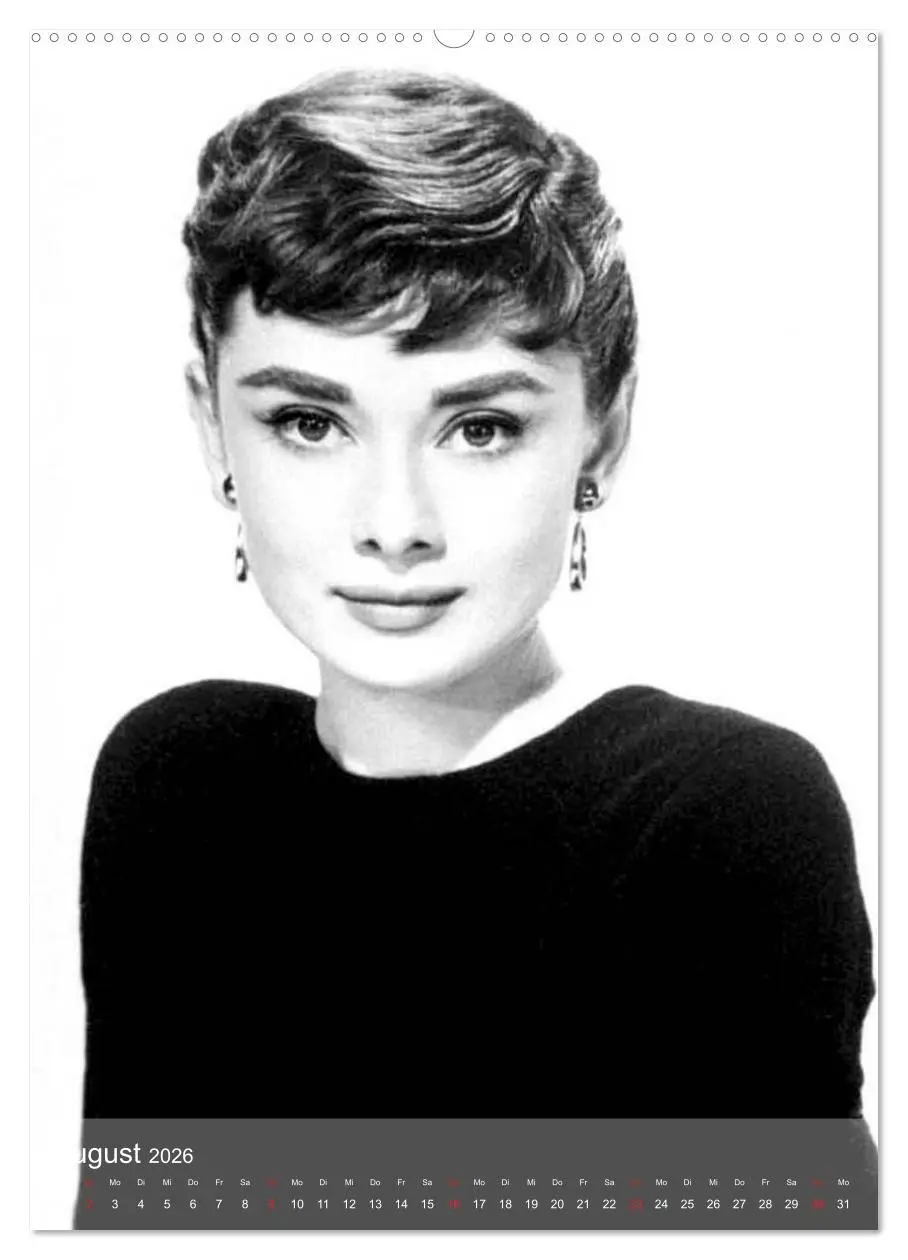 Bild: 9783516450880 | Hollywood-Diva - Audrey Hepburn (hochwertiger Premium Wandkalender...