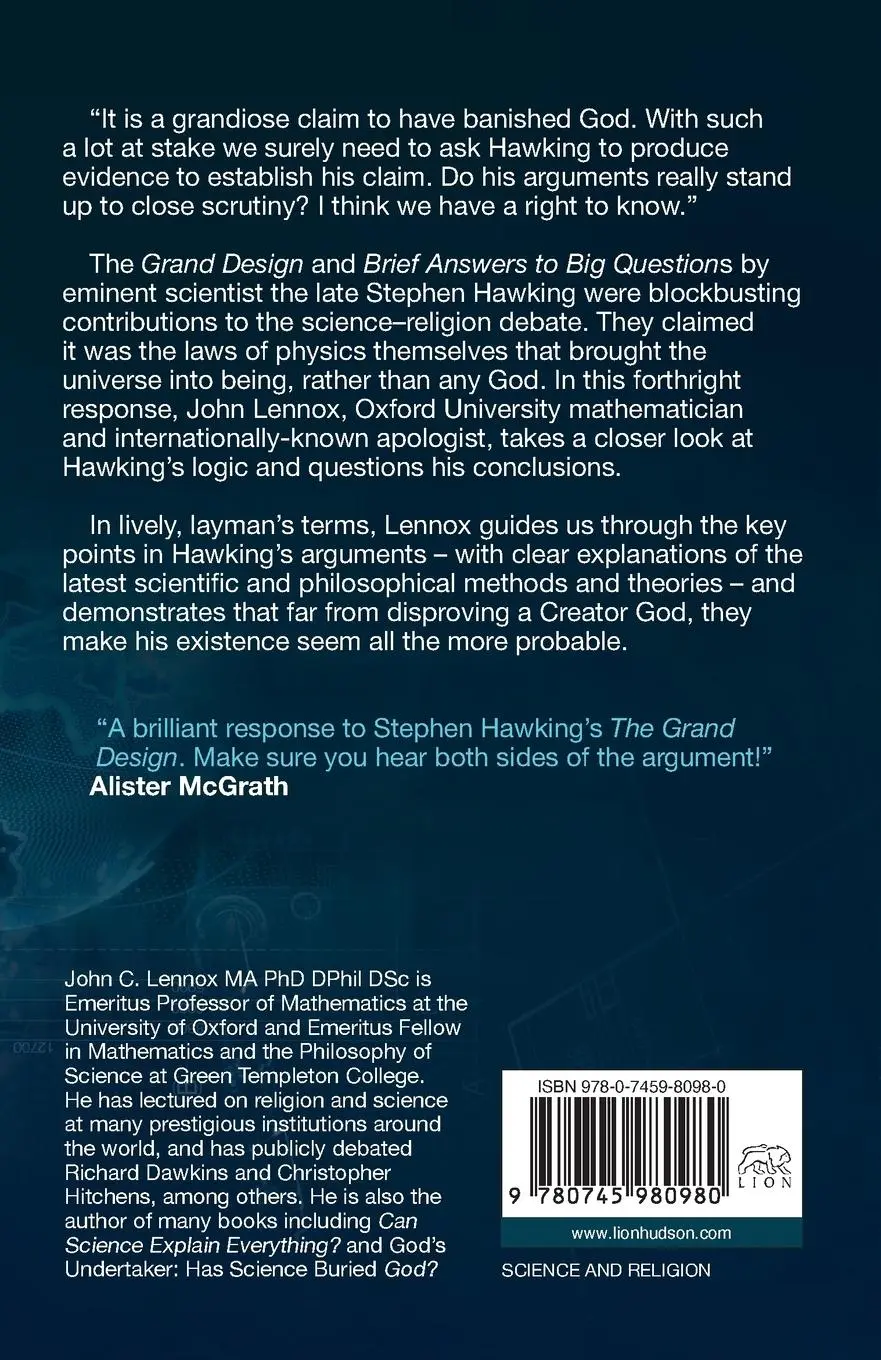 Rückseite: 9780745980980 | God and Stephen Hawking 2nd edition | Whose Design is it Anyway?