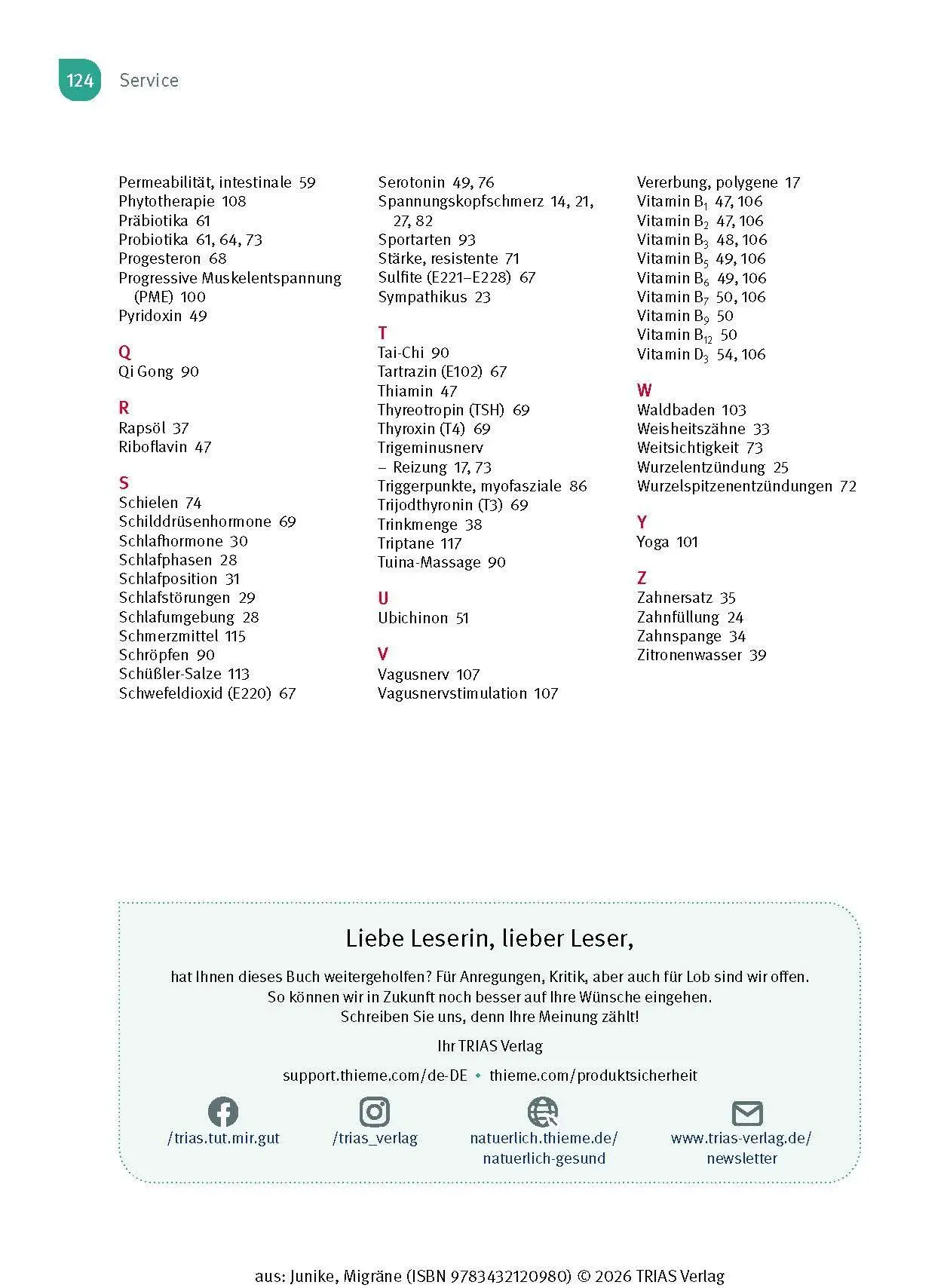 Bild: 9783432120980 | Naturheilpraxis Migräne | Kathrin-Lisa Junike | Taschenbuch | 132 S.