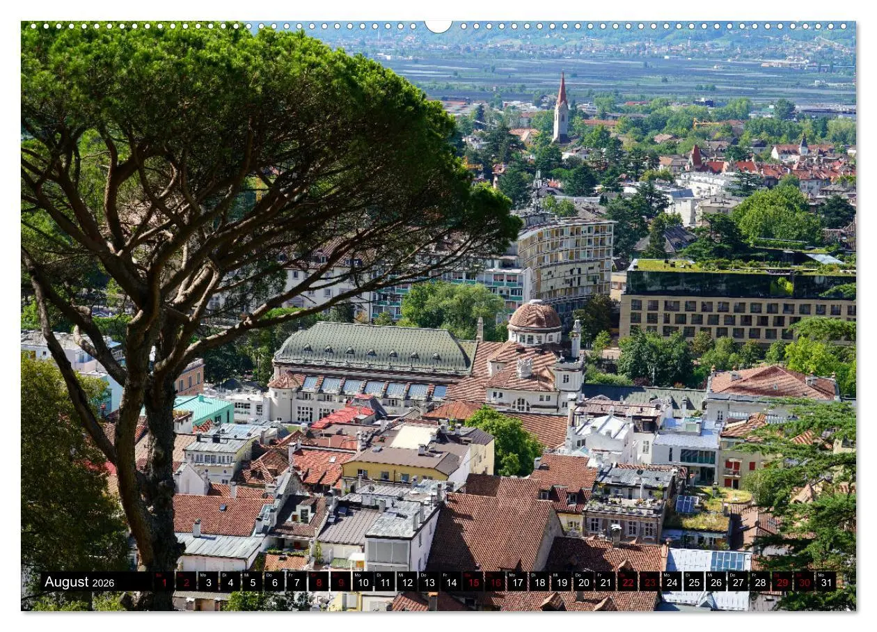 Bild: 9783457420980 | Spaziergang in Meran (hochwertiger Premium Wandkalender 2026 DIN A2...