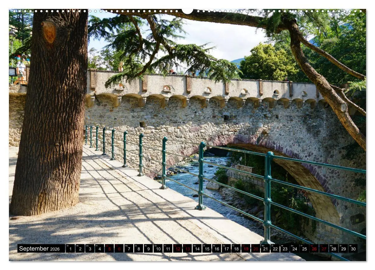 Bild: 9783457420980 | Spaziergang in Meran (hochwertiger Premium Wandkalender 2026 DIN A2...