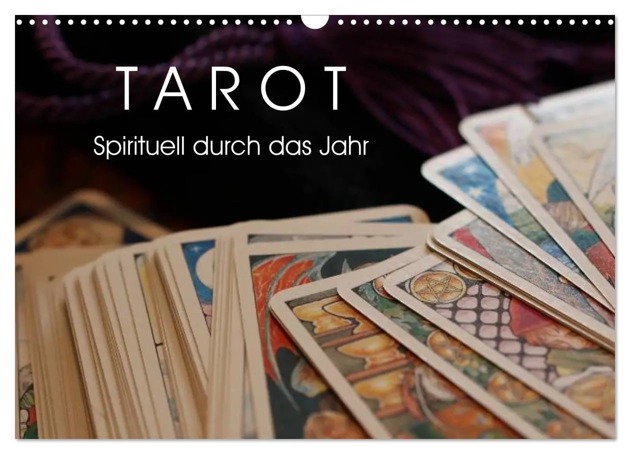 Cover: 9783457970980 | Tarot. Spirituell durch das Jahr (Wandkalender 2026 DIN A3 quer),...