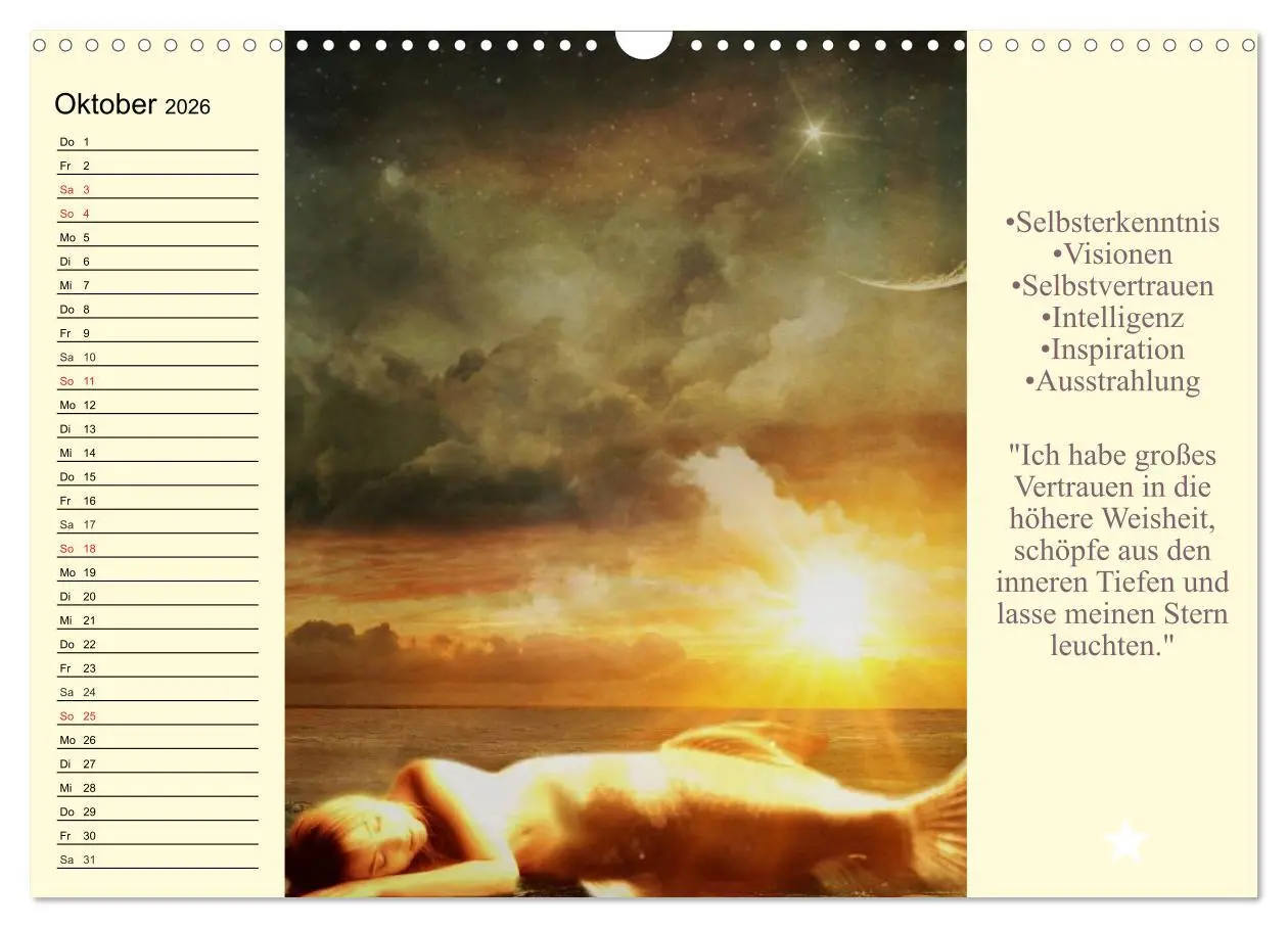 Bild: 9783457970980 | Tarot. Spirituell durch das Jahr (Wandkalender 2026 DIN A3 quer),...