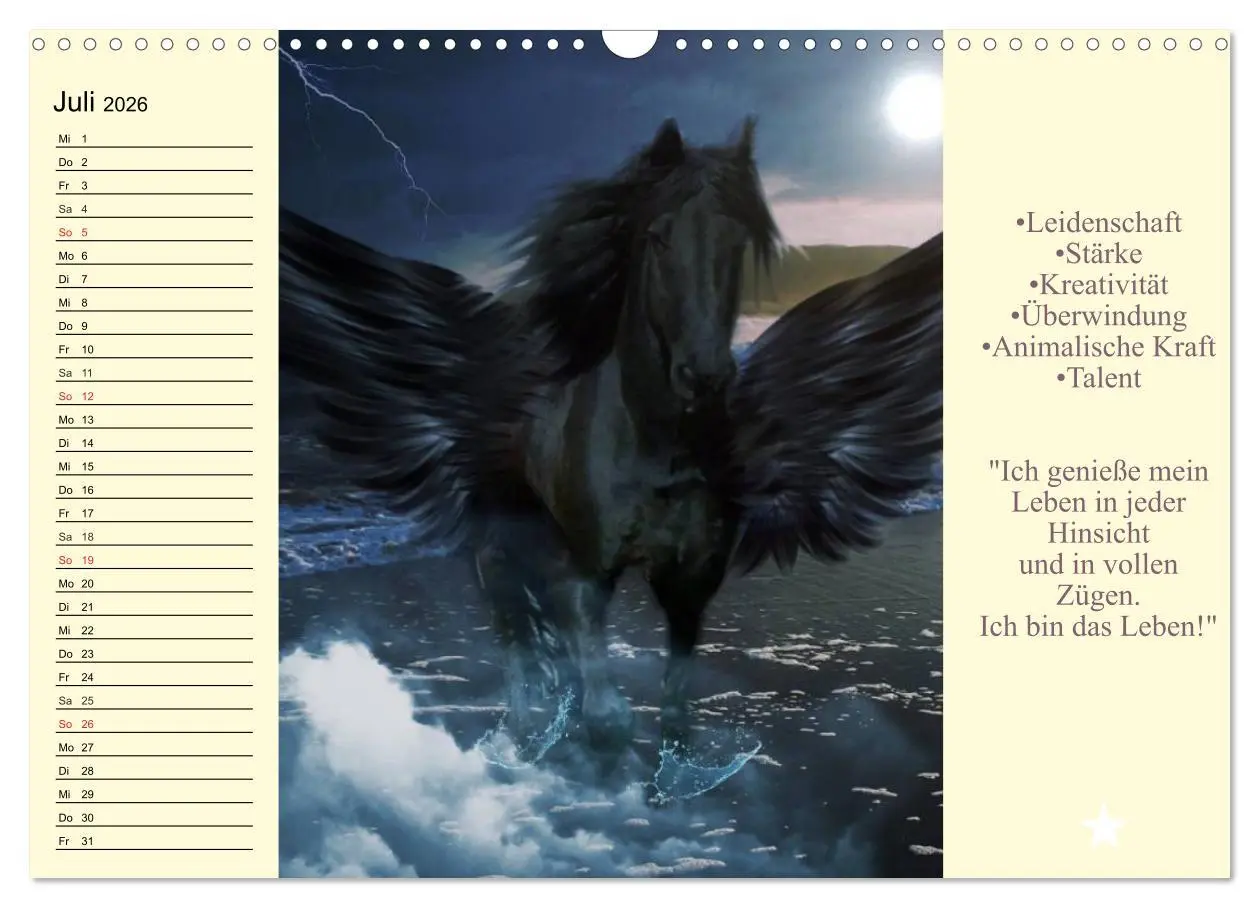 Bild: 9783457970980 | Tarot. Spirituell durch das Jahr (Wandkalender 2026 DIN A3 quer),...