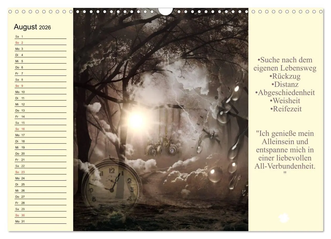Bild: 9783457970980 | Tarot. Spirituell durch das Jahr (Wandkalender 2026 DIN A3 quer),...