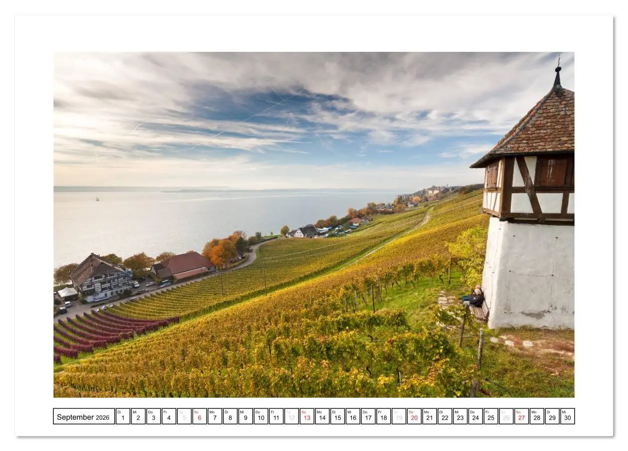 Bild: 9783516200980 | Bodensee 2026 (Tischkalender 2026 DIN A5 quer), CALVENDO...