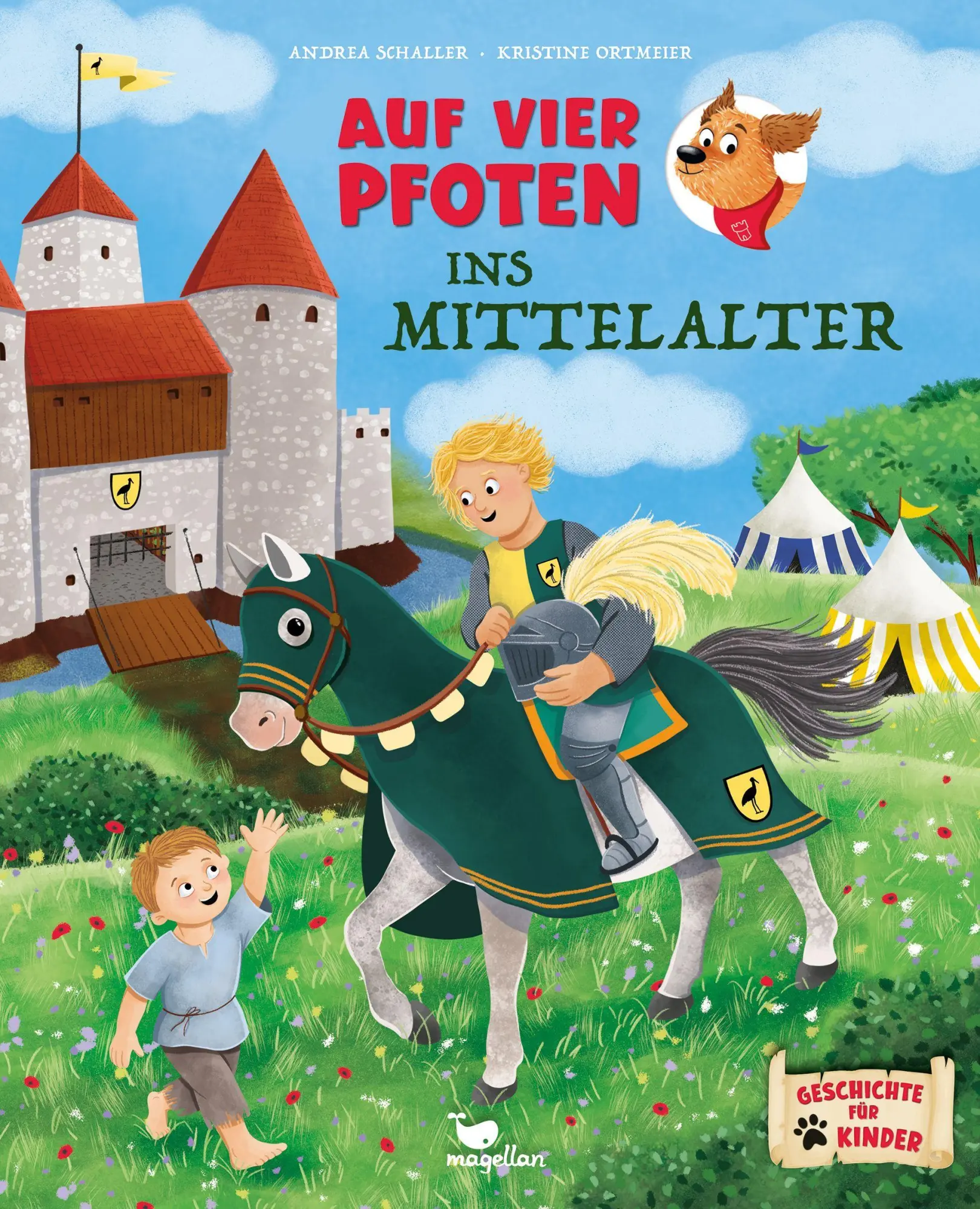 Cover: 9783734860980 | Auf vier Pfoten ins Mittelalter | Andrea Schaller | Buch | 32 S.