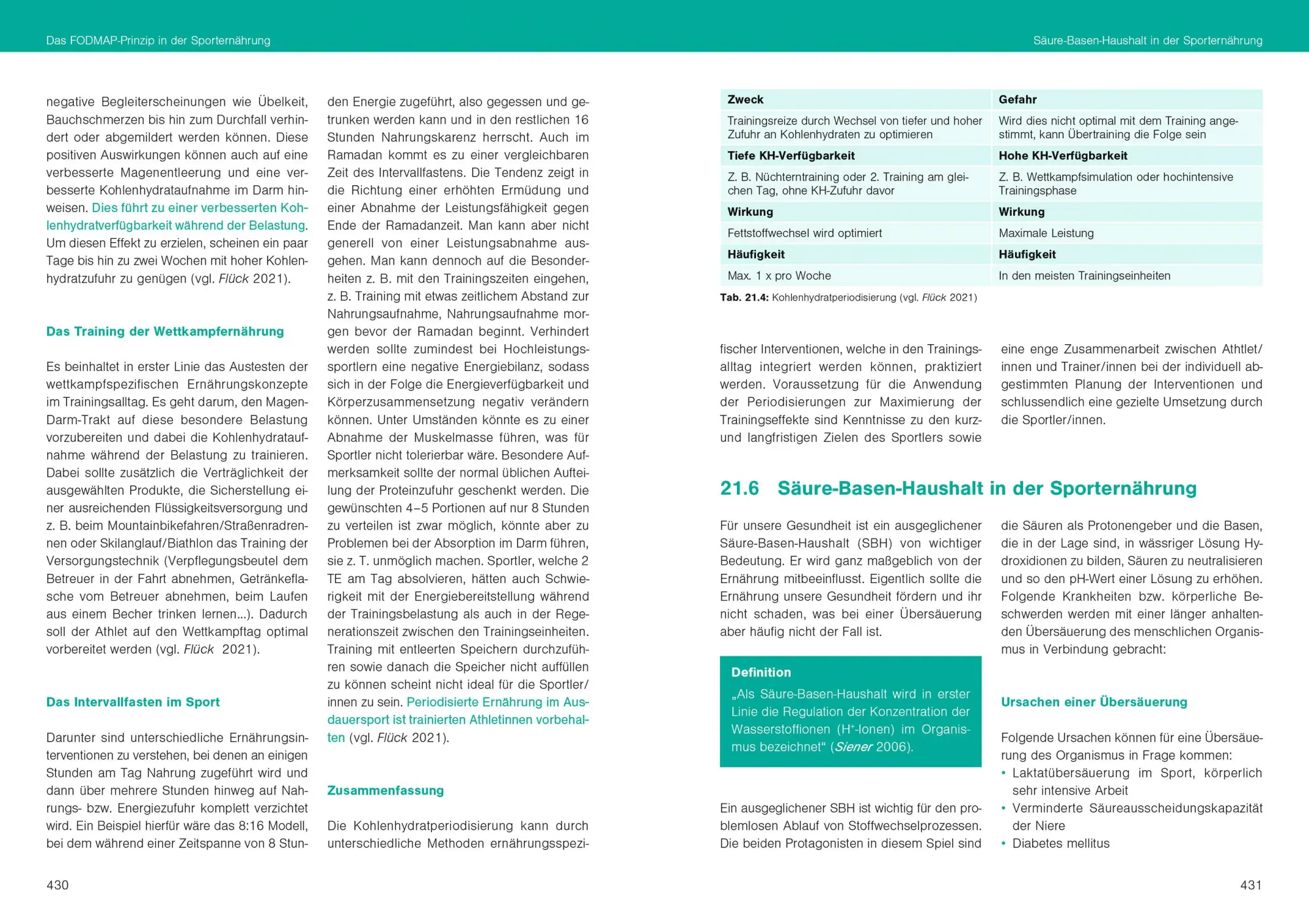Bild: 9783964160980 | Optimale Sporternährung | Grundlagen für Leistung und Fitness im Sport