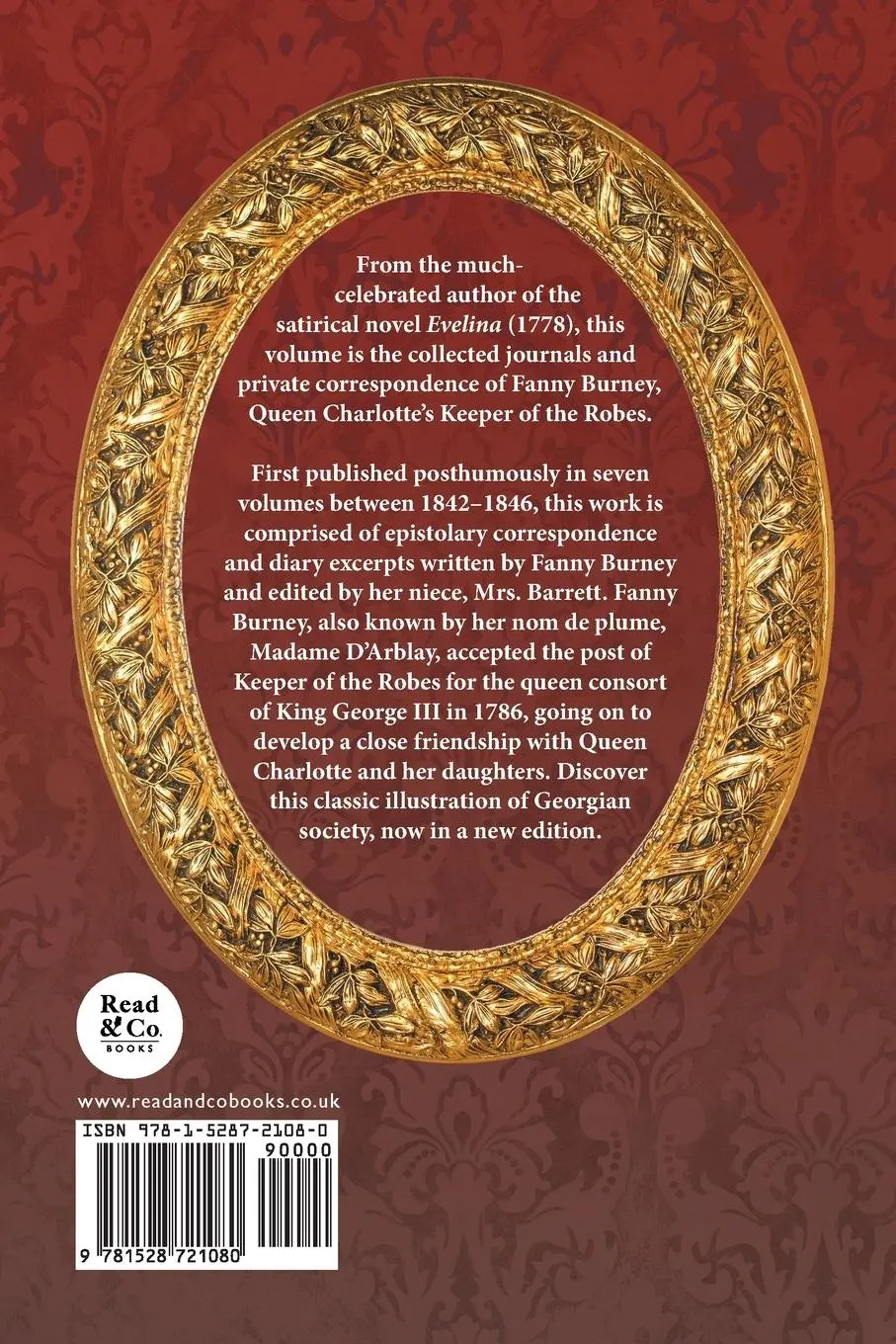 Rückseite: 9781528721080 | Keeper of the Robes - The Diary and Letters of Madame D'Arblay | Buch