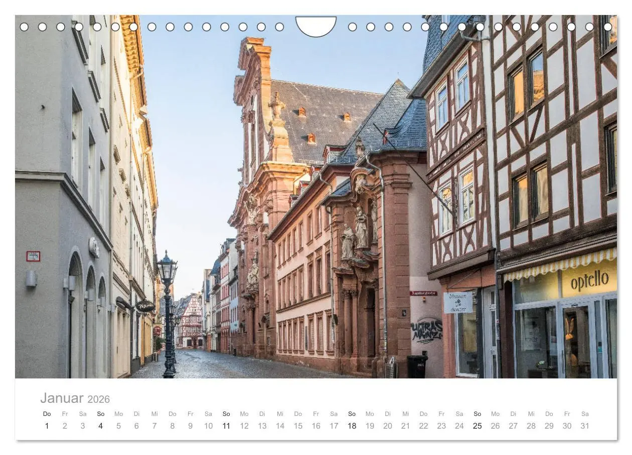 Bild: 9783457861080 | Mein Mainz (Wandkalender 2026 DIN A4 quer), CALVENDO Monatskalender