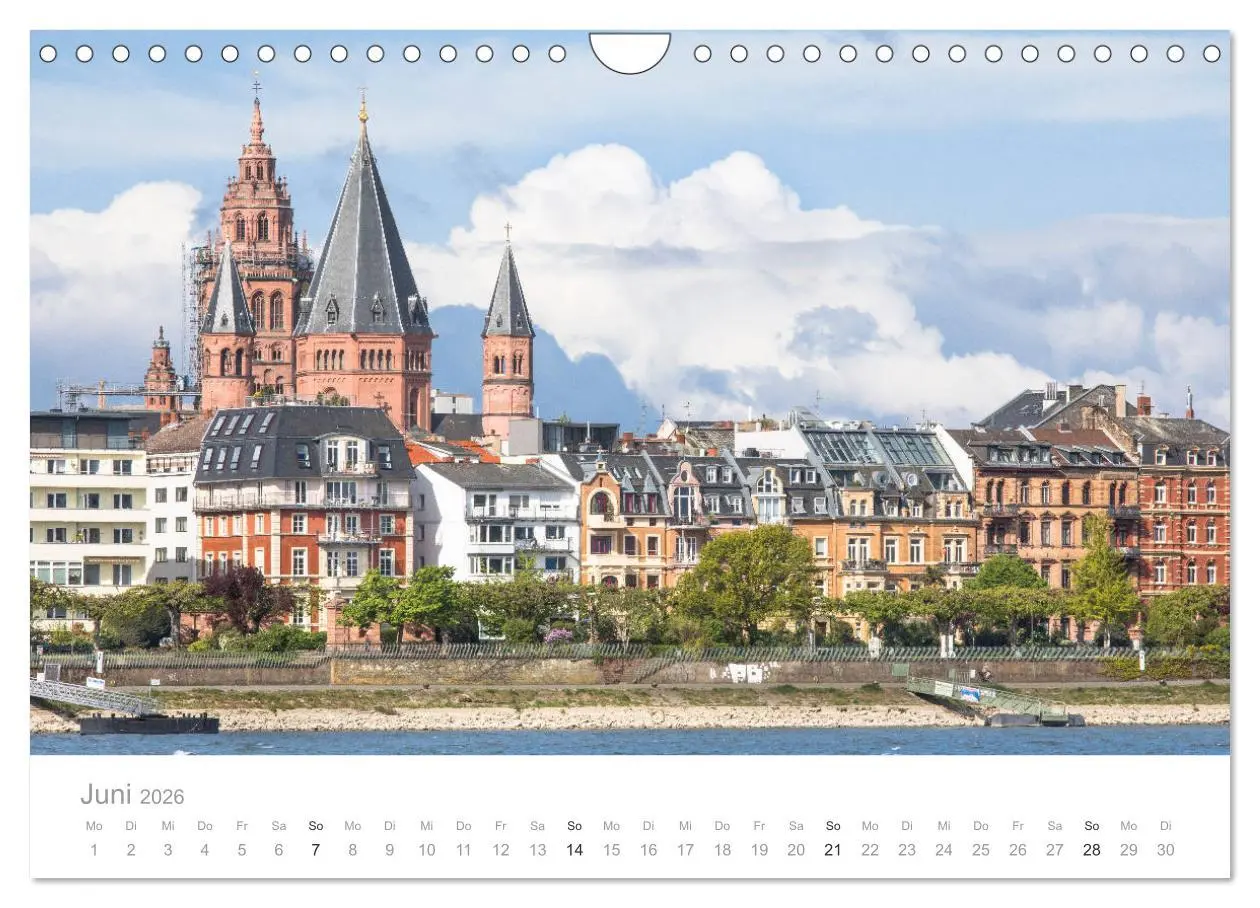 Bild: 9783457861080 | Mein Mainz (Wandkalender 2026 DIN A4 quer), CALVENDO Monatskalender