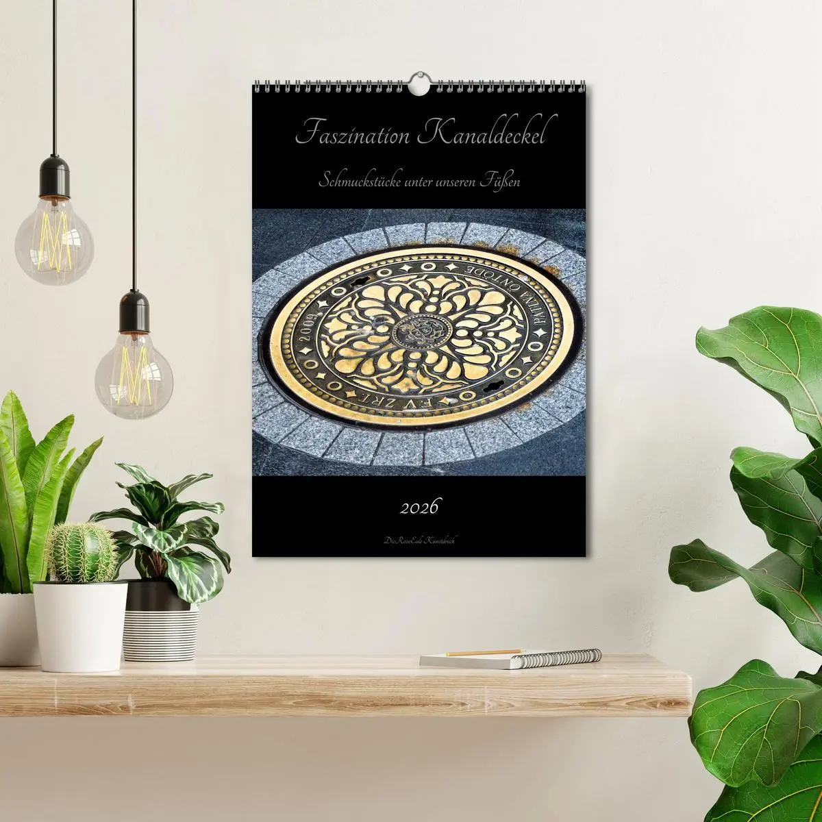 Bild: 9783516401080 | Faszination Kanaldeckel (Wandkalender 2026 DIN A3 hoch), CALVENDO...