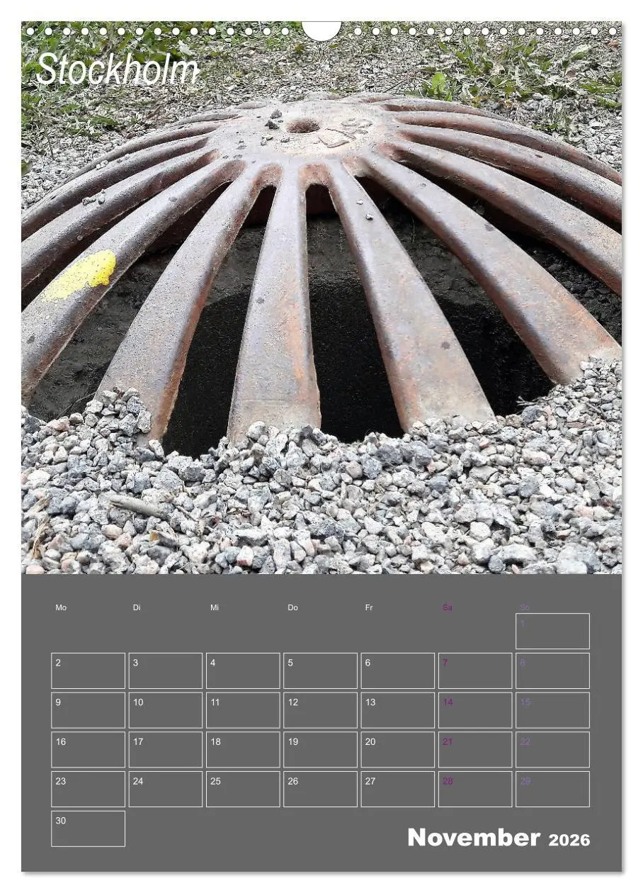 Bild: 9783516401080 | Faszination Kanaldeckel (Wandkalender 2026 DIN A3 hoch), CALVENDO...