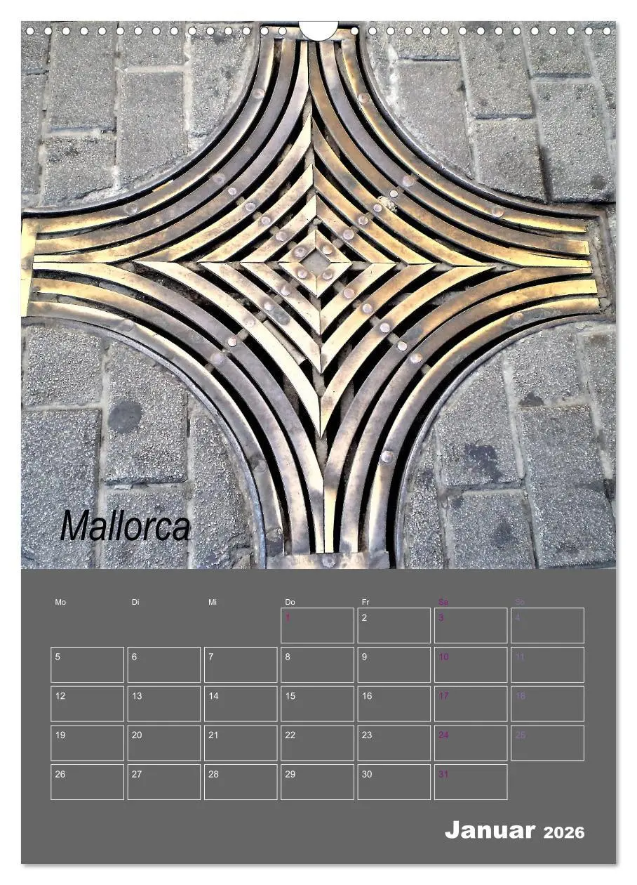Bild: 9783516401080 | Faszination Kanaldeckel (Wandkalender 2026 DIN A3 hoch), CALVENDO...
