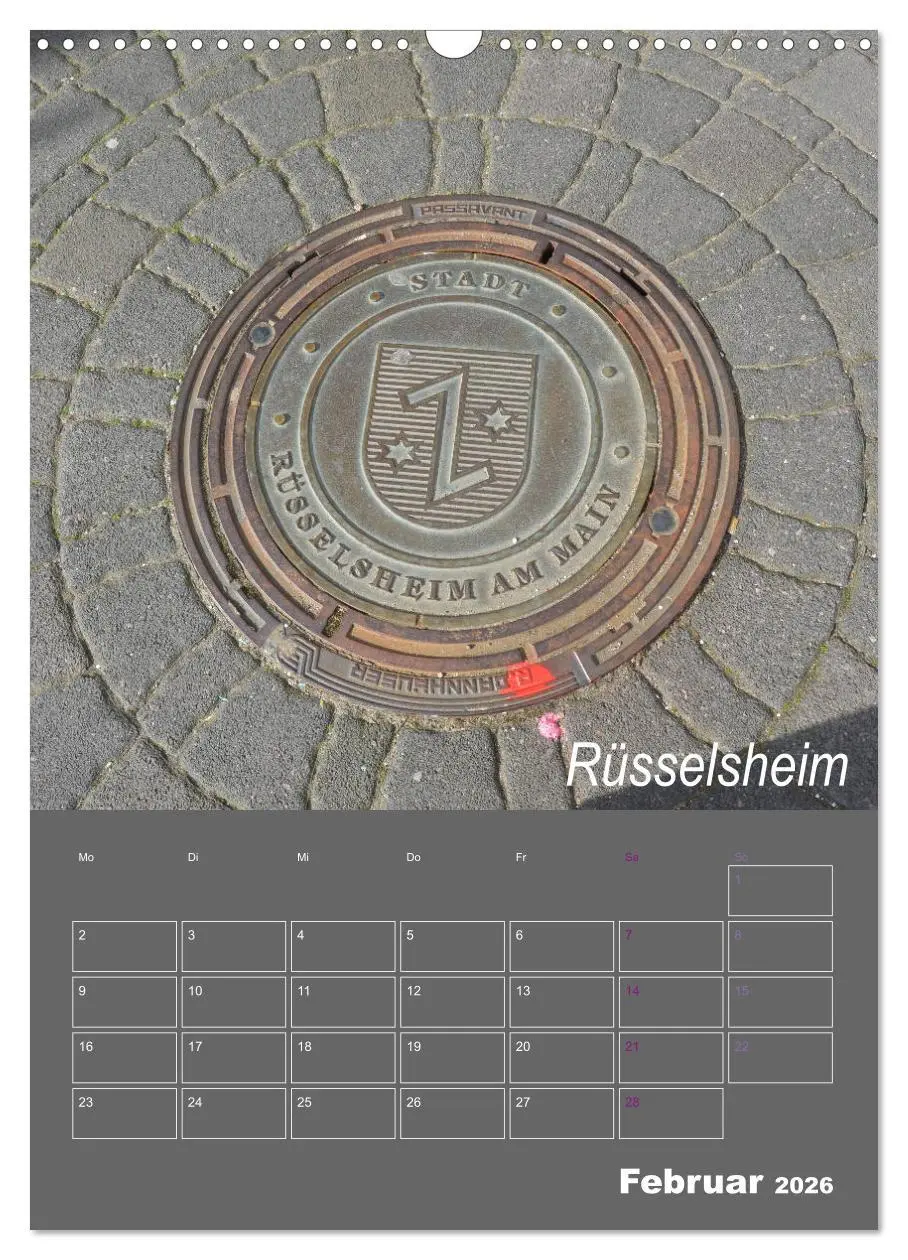 Bild: 9783516401080 | Faszination Kanaldeckel (Wandkalender 2026 DIN A3 hoch), CALVENDO...