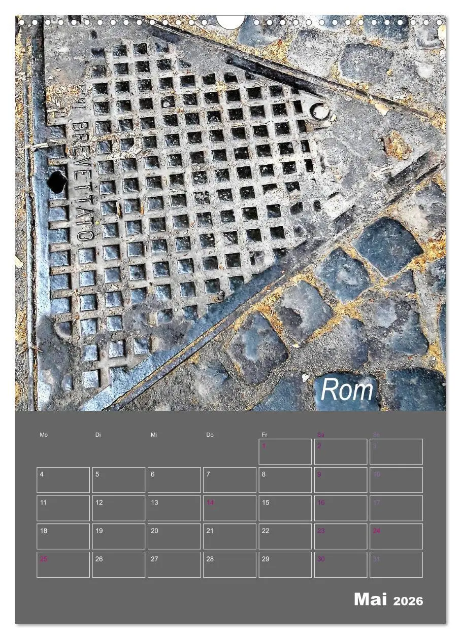Bild: 9783516401080 | Faszination Kanaldeckel (Wandkalender 2026 DIN A3 hoch), CALVENDO...