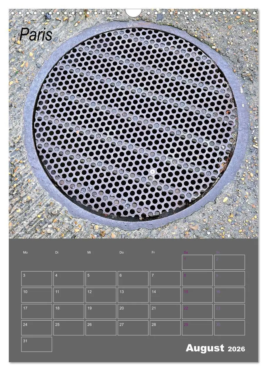 Bild: 9783516401080 | Faszination Kanaldeckel (Wandkalender 2026 DIN A3 hoch), CALVENDO...