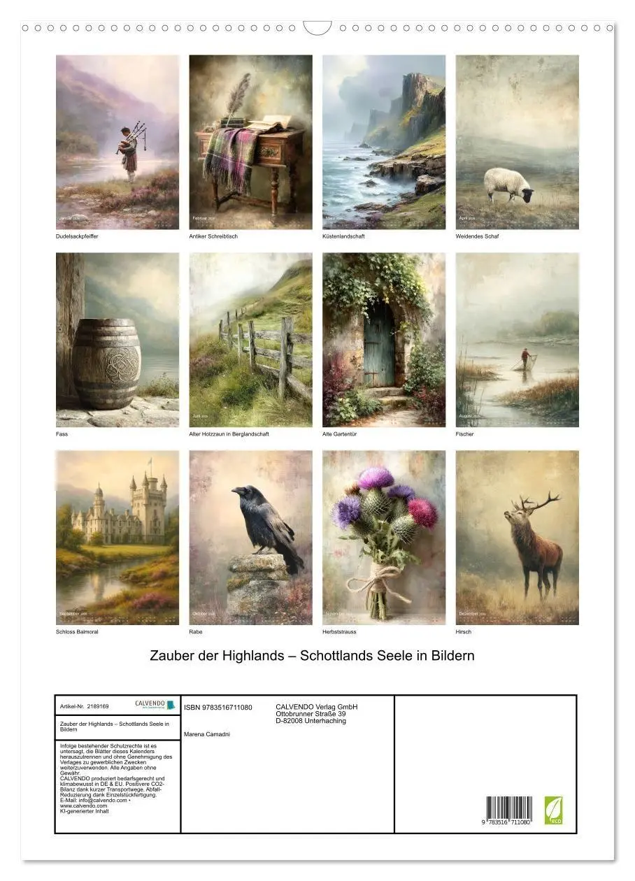 Bild: 9783516711080 | Zauber der Highlands - Schottlands Seele in Bildern (Wandkalender...