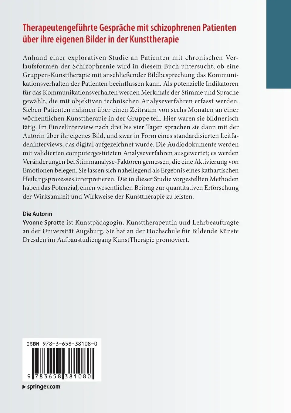 Rückseite: 9783658381080 | Therapeutengeführte Gespräche mit schizophrenen Patienten über ihre...