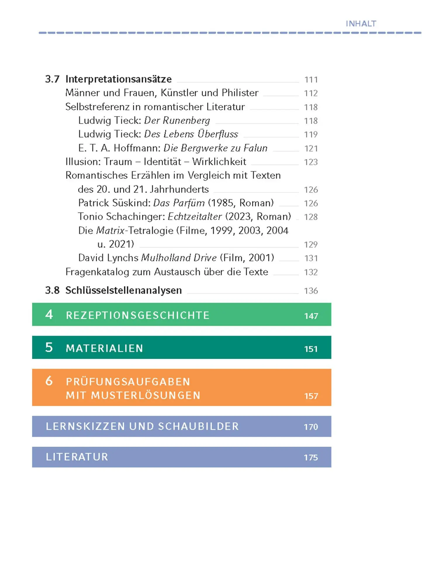 Bild: 9783804421080 | Die Bergwerke zu Falun, Der Runenberg, Des Lebens Überfluss von...