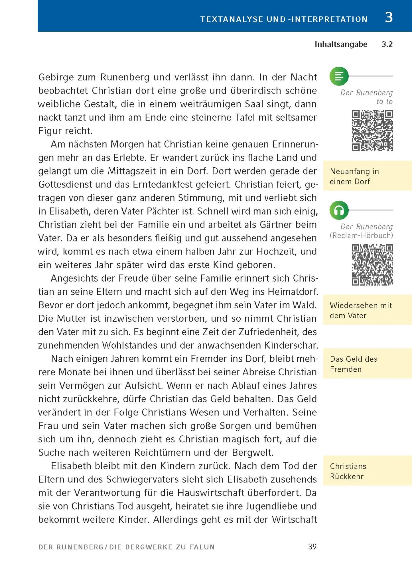 Bild: 9783804421080 | Die Bergwerke zu Falun, Der Runenberg, Des Lebens Überfluss von...