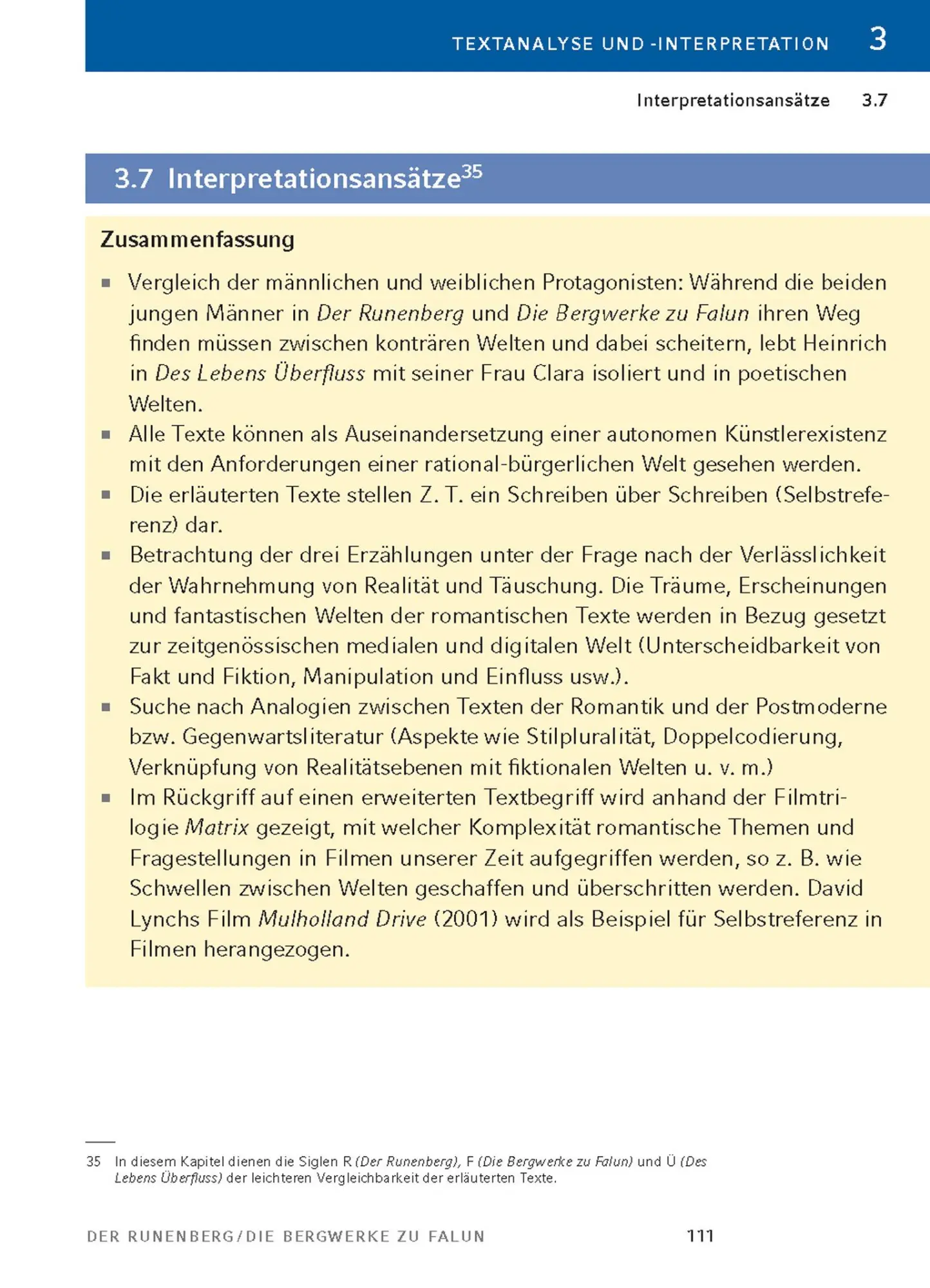 Bild: 9783804421080 | Die Bergwerke zu Falun, Der Runenberg, Des Lebens Überfluss von...