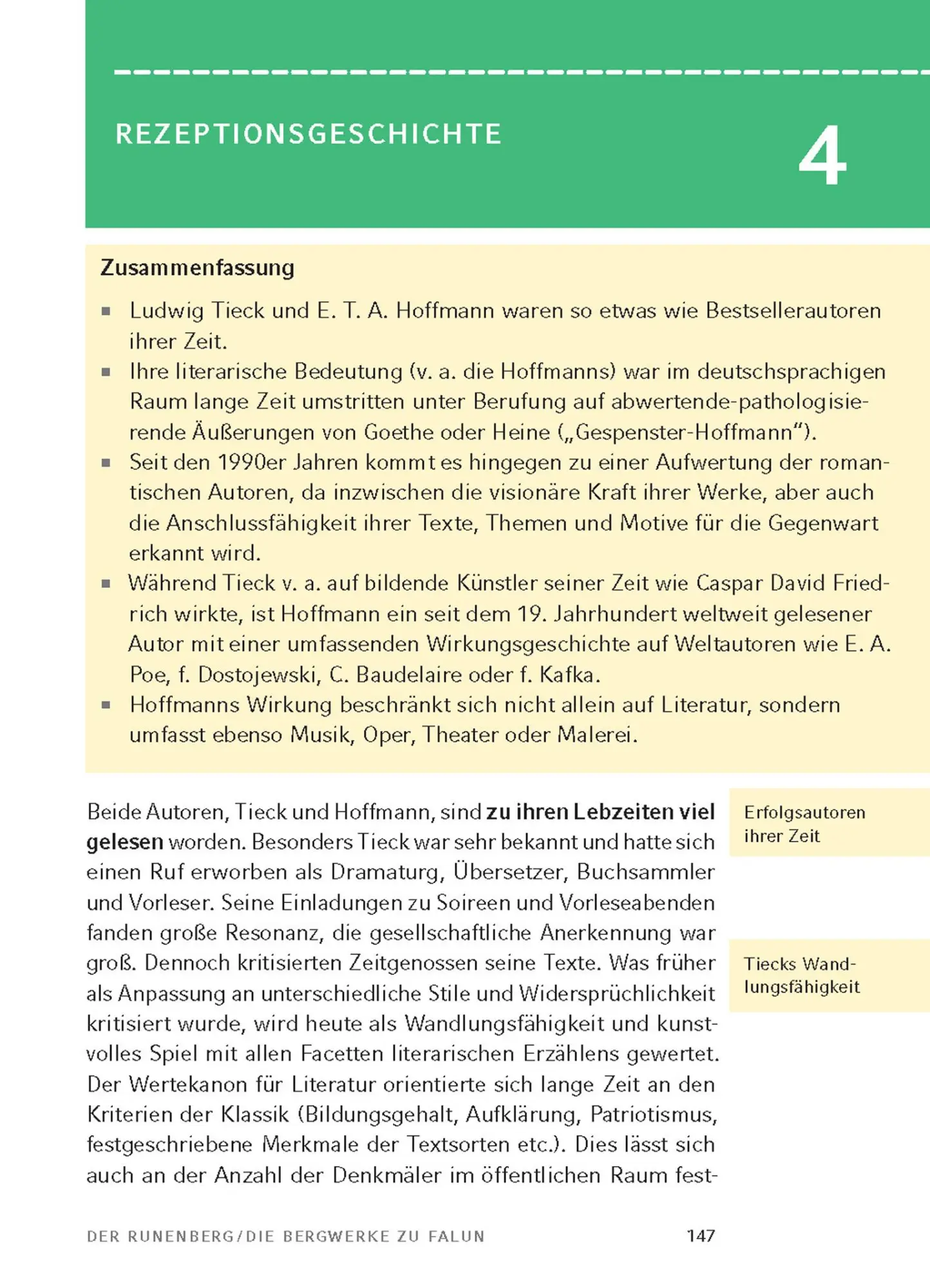 Bild: 9783804421080 | Die Bergwerke zu Falun, Der Runenberg, Des Lebens Überfluss von...