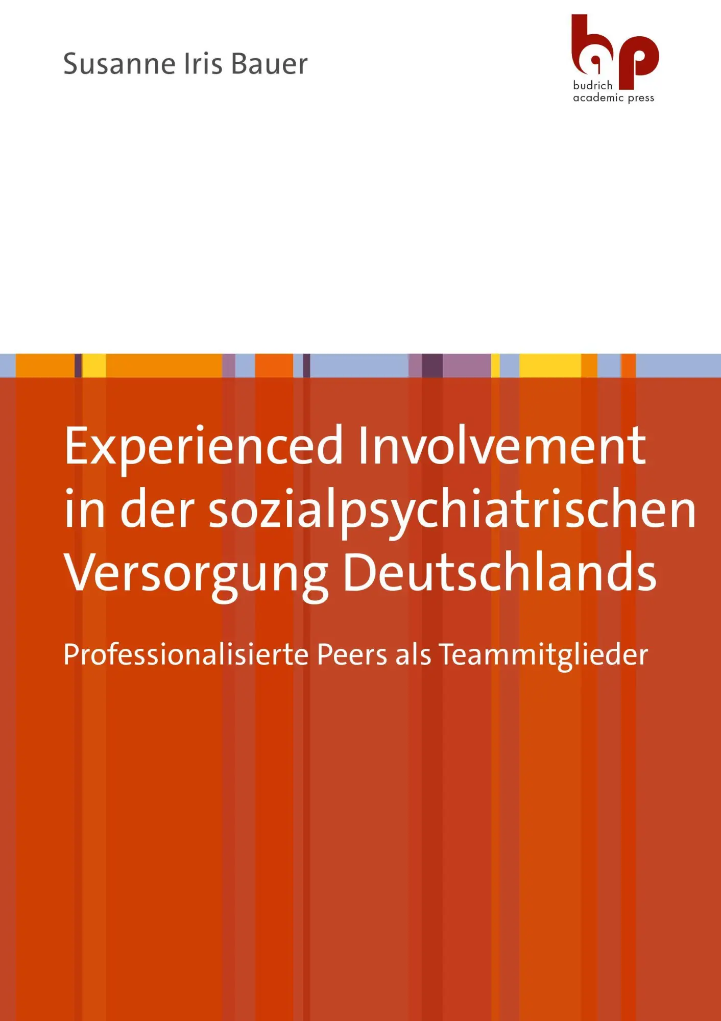 Cover: 9783966651080 | Experienced Involvement in der sozialpsychiatrischen Versorgung...