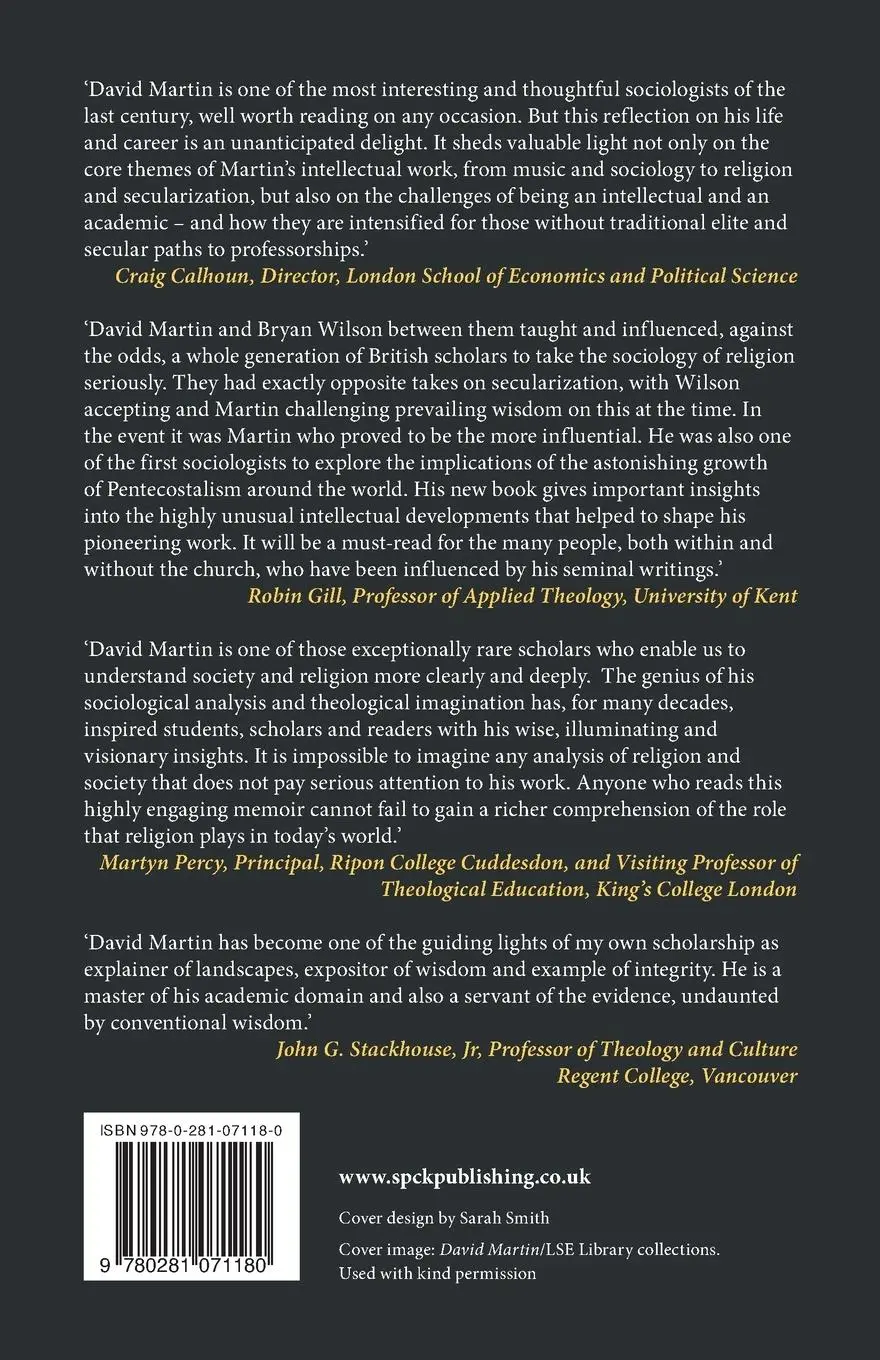 Rückseite: 9780281071180 | The Education of David Martin | The Making Of An Unlikely Sociologist