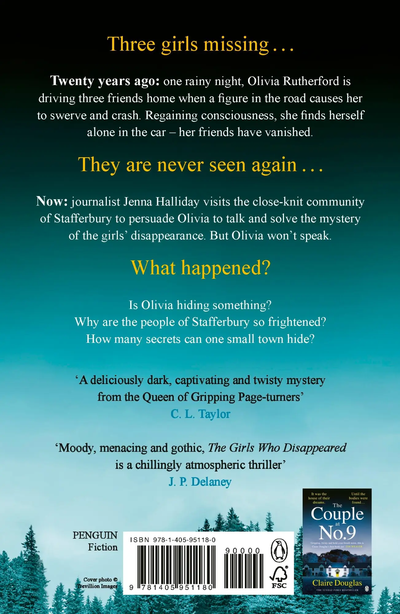 Rückseite: 9781405951180 | The Girls Who Disappeared | Claire Douglas | Taschenbuch | 400 S.