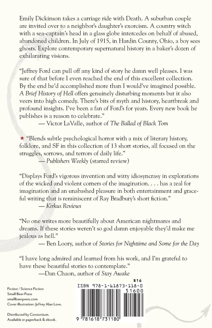 Rückseite: 9781618731180 | A Natural History of Hell | Stories | Jeffrey Ford | Taschenbuch