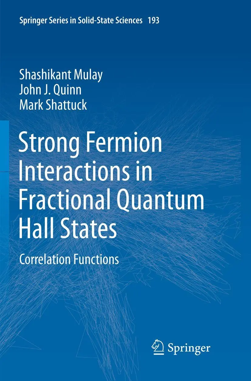 Cover: 9783030131180 | Strong Fermion Interactions in Fractional Quantum Hall States | Buch