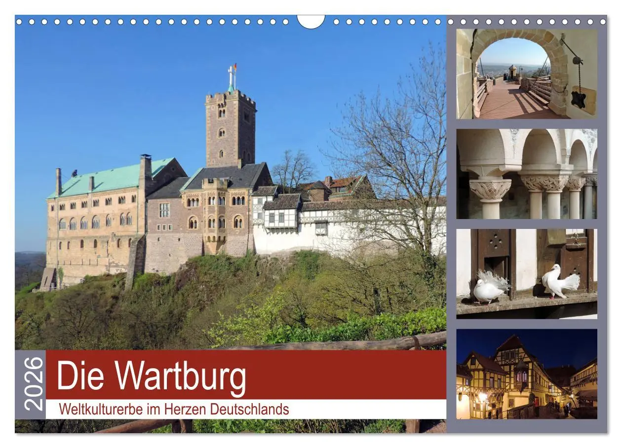 Cover: 9783457851180 | Die Wartburg - Weltkulturerbe im Herzen Deutschlands (Wandkalender...