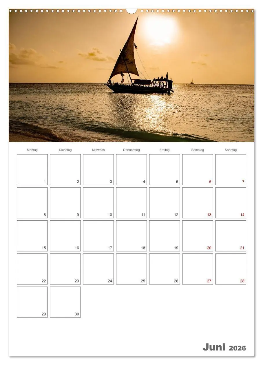 Bild: 9783516321180 | Sansibar - Traumreiseziel (Wandkalender 2026 DIN A2 hoch), CALVENDO...