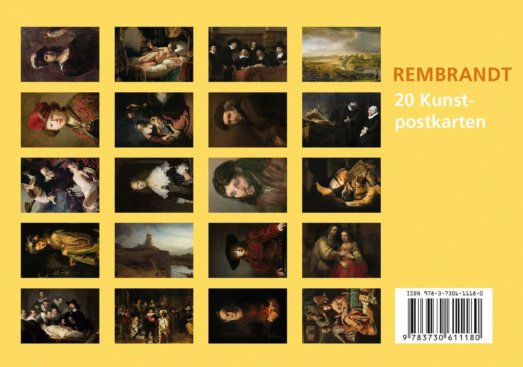 Bild: 9783730611180 | Postkarten-Set Rembrandt | Rembrandt | Taschenbuch | 22 S. | Deutsch
