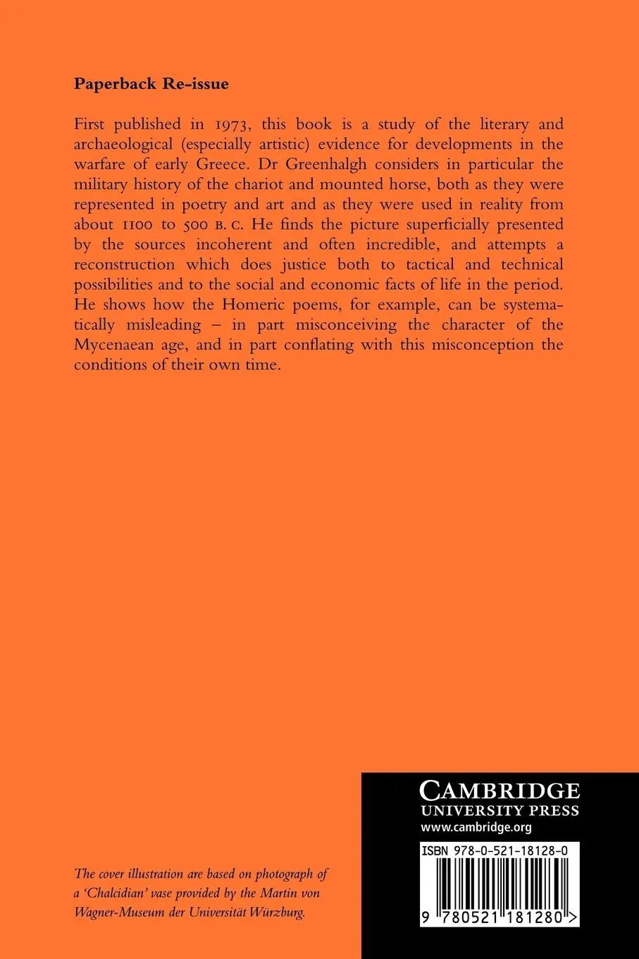 Rückseite: 9780521181280 | Early Greek Warfare | P. A. L. Greenhalgh | Taschenbuch | Englisch