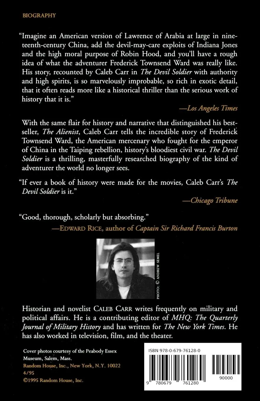 Rückseite: 9780679761280 | The Devil Soldier | Caleb Carr | Taschenbuch | Englisch | 1995